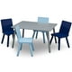 thumbnail image 5 of Juego de mesa y 4 sillas infantil azul y gris Delta Children, 5 of 5