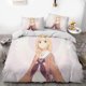 thumbnail image 1 of Att-ack on Gi-ant Eren L-evi Ani-me Soft 3D Pri-nted Du-vet Cover -Bedd-ing Set with Co-mforte-r Cover-, 1 of 5