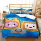 thumbnail image 1 of Lankybox Foxy Boxy Cute Cartoon 3D printed bedding Queen bedding set Customized King size bedding set Soft and comfortable, 1 of 5