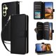 thumbnail image 1 of Funda Cartera con Cremallera y Correa para Samsung Galaxy A25 Soporte y Tarjetero Negro, 1 of 6