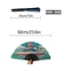 thumbnail image 4 of Ponyo Abanico Plegable Chino, Abanico de Mano de Poliéster Plegable, Abanicos para Baile Fiesta Hogar, Adecuado para Hogar, Oficina, Fiesta, 4 of 6