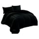 thumbnail image 1 of Cobertor Plumón Invierno Liso Cama 2 Plazas Cubre Cama Liso - NEGROO., 1 of 3