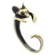 thumbnail image 4 of Anillo De Apertura En Forma De Ratón De Moda Joyas Ajustables Novedad Hombres Y Mujeres Regalo Bronce, 4 of 5
