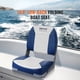 thumbnail image 2 of Silla plegable para barco VEVOR 18.9 con respaldo bajo con esponja gruesa, 2 of 9
