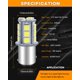 thumbnail image 2 of Bombilla LED Qoope 1157 blanca 6000 K 12 V DC 1,3 W (paquete de 10), 2 of 7