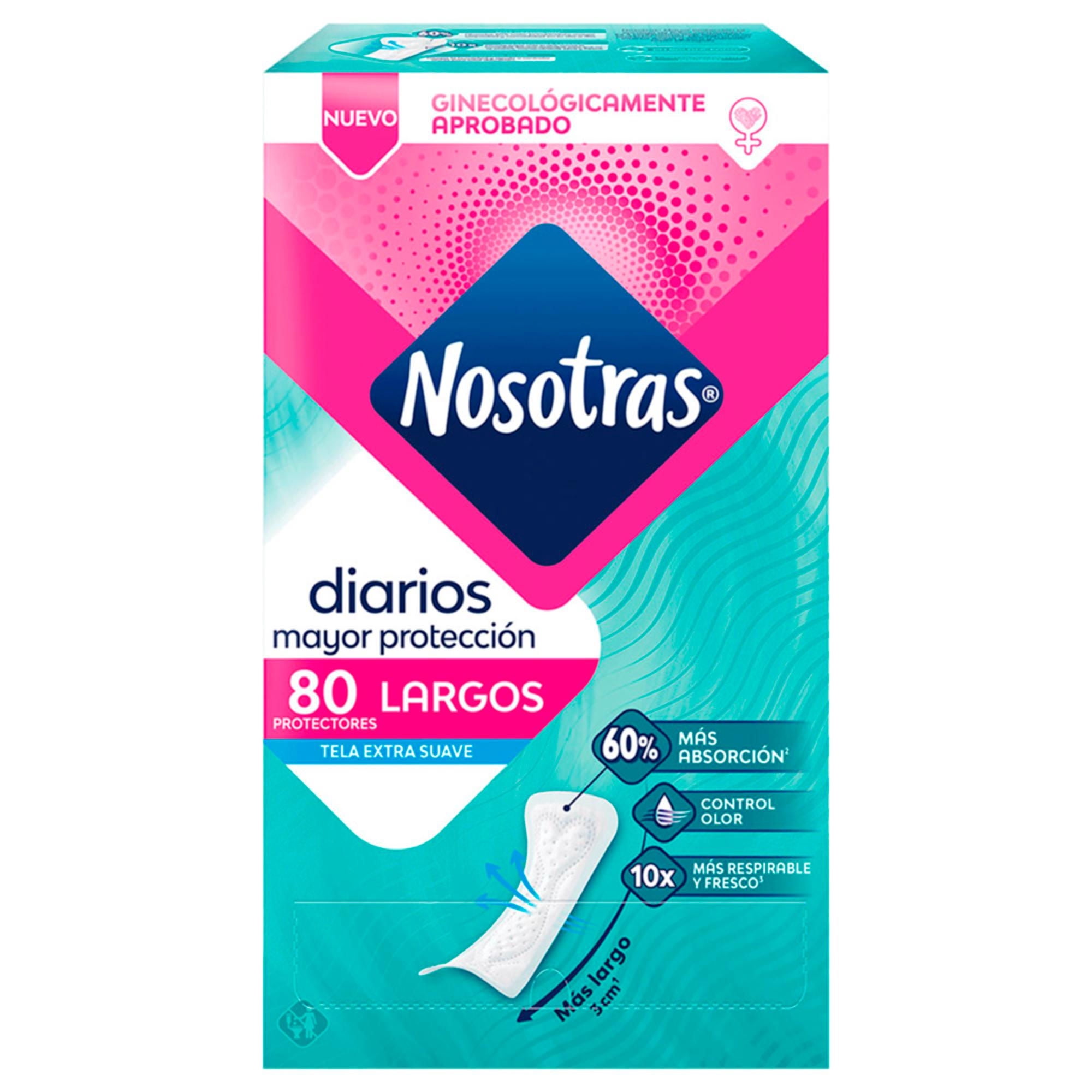 Protectores Femeninos Nosotras Diarios Largos