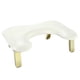 thumbnail image 1 of Reposabrazos en Forma de U de Cuero Sintético, Accesorios para Decoración de Uñas, Reposamanos para Uñas, Soporte para Reposabrazos para Uñas para Sal Blanco, 1 of 5