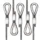 thumbnail image 4 of Uxcell 200 Piezas Manguito de Bucle de Engarce de Aluminio para Cable de Acero de 1/32" de Diámetro Doble Casquillo de Cable de Acero, 4 of 6