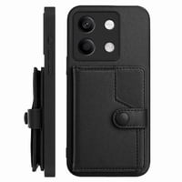 Foxdock Funda Para Xiaomi Redmi Note 13 5G Con Bloqueo Rfid - Diseño Elegante Con Cierre De Botón