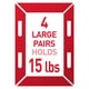 thumbnail image 2 of Tiras para colgar cuadros Command, 6,8 kg, 120 pares, color blanco, 2 of 9