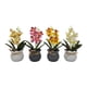 thumbnail image 4 of Planta Artificial Orquidea Decorativa Amarilla Maceta Resina, 4 of 5