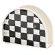 thumbnail image 1 of Porta servilletas MACKENZIE-CHILDS Cuadros Corteses en blanco y negro, 1 of 6