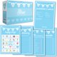 thumbnail image 1 of Pack de 5 juegos para baby shower Party Hearty – Azul, 1 of 6