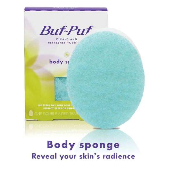 Esponja corporal Buf-Puf desarrollada por dermatólogos, reutilizable, 1 unidad