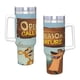 thumbnail image 4 of Open Season: Llamada de la Naturaleza Vaso aislado de acero inoxidable con asa, diseño temático, regalo para familia, amigos y fans; incluye pajita y encaja en el portavasos estándar, 40 oz, 4 of 6