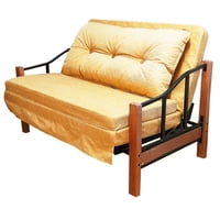 Recutex - Sofa Cama Futon Ranco ""Mostaza""
