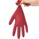thumbnail image 4 of Guantes desechables de nitrilo SwiftGrip, pequeños, 100 quilates, color burdeos, 4 of 9