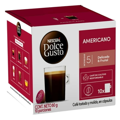 Café Dolce Gusto Americano 10 Tazas 80 G Nescafé Dolce Gusto