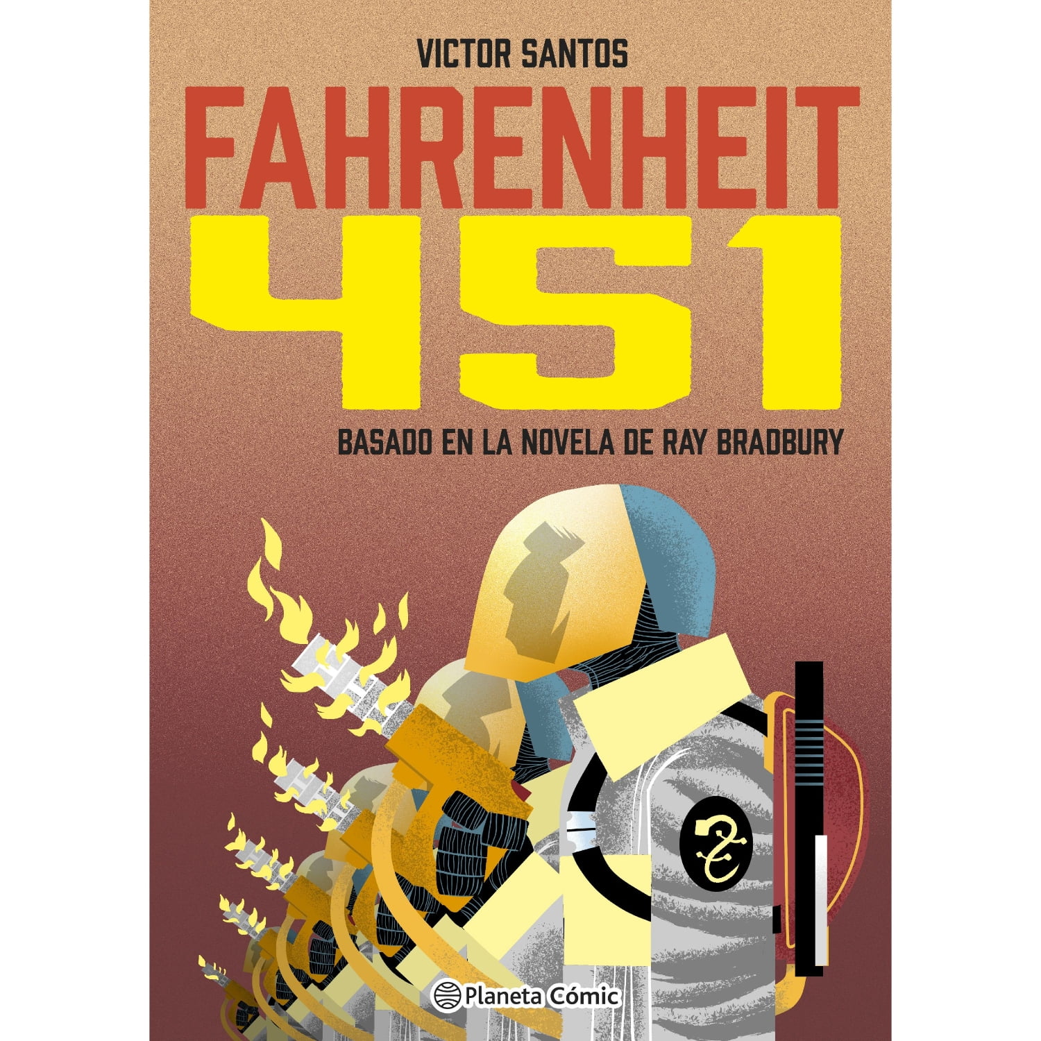Planeta Comic - Libro Fahrenheit 451 (novela Gráfica - Victor Santos)
