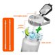 thumbnail image 2 of Botellas De Agua Motivacionales 2l Y 900ml Gris Negro, 2 of 2