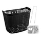thumbnail image 1 of Cesta Para Bicicleta Con Puntal, Cesta Colgante Para Bicicleta, Para Acampar, Color Negro Y Puntal Largo, 1 of 5