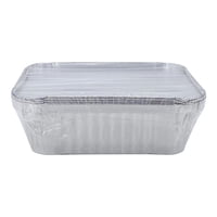 Fuente De Aluminio Con Tapa 600Ml 4 Piezas Haus