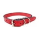 thumbnail image 1 of Collar P/ Perro Cuero Natural Ancho 16 Mm, Largo 36 Cm Rojo, 1 of 2