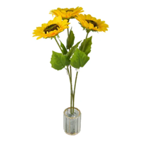 Genérico - Ramos Girasol Artificiales 3 Uds 60 Cm