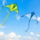 thumbnail image 2 of Kite JOYIN Large Delta verde, azul y multicolor para niños, 2 of 7