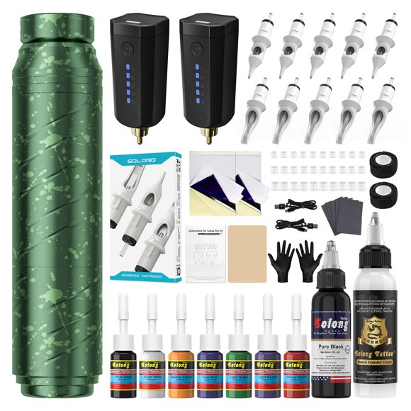 Kit de tatuaje effeer de doble batería EF-TK-P753KITA-10