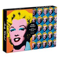 Galison - Rompecabeza Doble, Reversible De Andy Warhol: Marilyn Monroe - 500 Piezas
