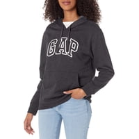 Buzo Con Capucha Gap Logo Mujer Carbón Talle M