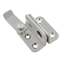 Magideal - Pestillo Abatible Pestillo De Puerta Pestillo De Perno De Puerta Corredera, Pestillo De Cerradura De Puerta Resistente Para Jaula De Mascotas, Garaje, Plata S Izquierda Abierta