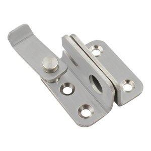 Magideal - Pestillo Abatible Pestillo De Puerta Pestillo De Perno De Puerta Corredera, Pestillo De Cerradura De Puerta Resistente Para Jaula De Mascotas, Garaje, Plata S Izquierda Abierta