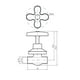 thumbnail image 2 of Llave Paso Campana Cr/Cruz  So-So 1/2, 2 of 2