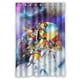 thumbnail image 1 of Cortina de ducha Digimon, juego de cortina de baño con ganchos, tamaño 48 x 72 pulgadas, 1 of 3