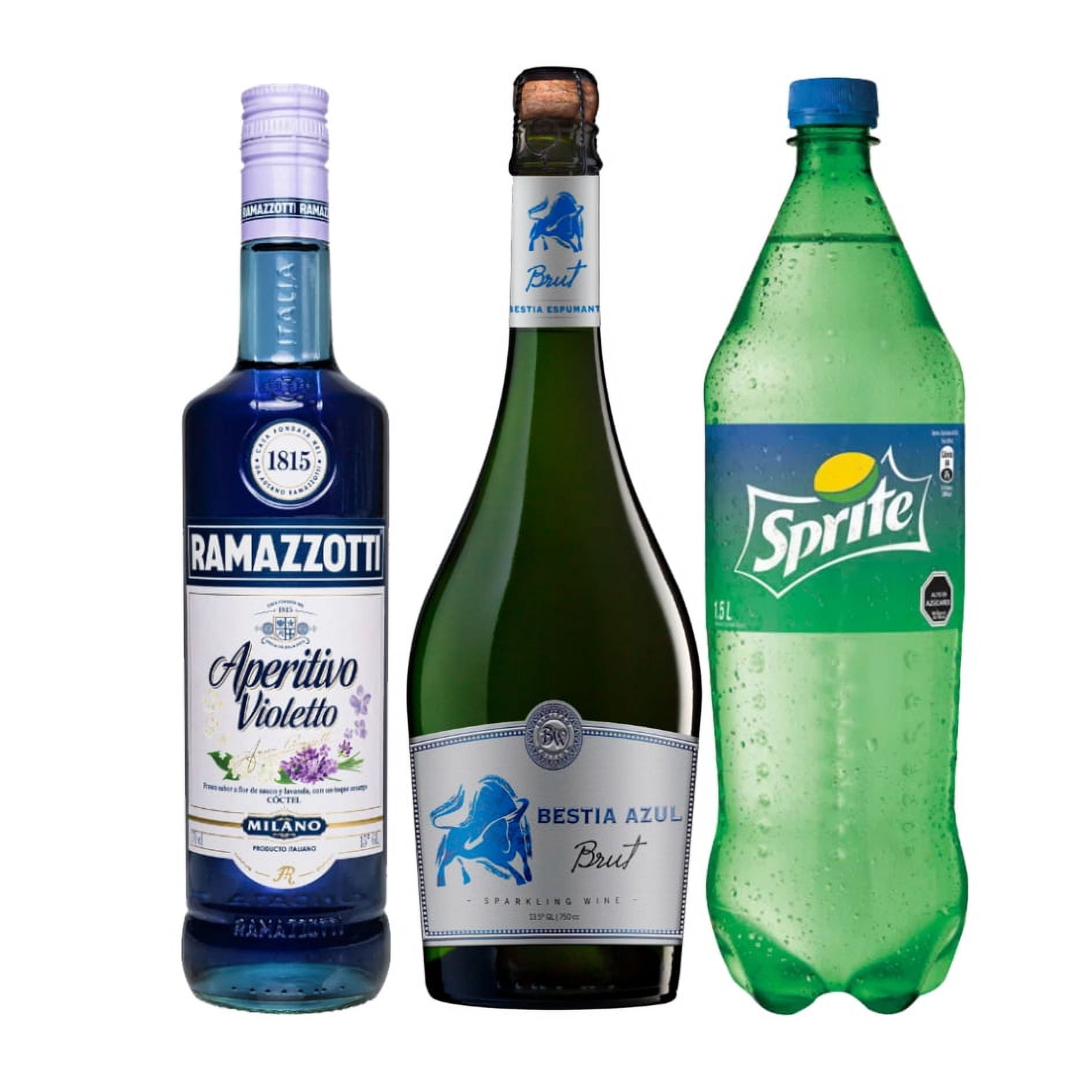 Mix Spritz: Ramazzotti Violetto, Espumante & Sprite 1.5L