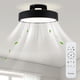 thumbnail image 1 of Ventilador de techo sin aspas Klmeiday 51 cm negro con control remoto y luces, 1 of 7