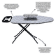thumbnail image 3 of Tabla De Planchar Mesa De Planchar Home Metal Pp Tela Incluye Mini Tabla, 3 of 9