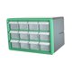 thumbnail image 5 of Caja De Almacenamiento De Hardware Con 12 Cajones, Armario Para Nueces, Joyería, Manualidades, Cuentas, 5 of 5
