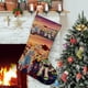 thumbnail image 1 of Toy Story Tema: Calcetines de Navidad, fino lino blanco para colgar en escaleras y chimenea, decoración navideña para el hogar, regalo de Navidad.54cm×38cm, 1 of 5
