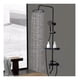 thumbnail image 4 of Hermosa Columna Redondo De Ducha Negra Mate 3 Funciones - Cabezal de ducha redondo, 4 of 6