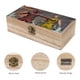 thumbnail image 3 of Deadpool y Wolverine Caja Organizadora de Madera Rústica - Caja Decorativa Multifuncional para Escritorio, Hogar, Oficina, Joyas y Manualidades, 3 of 6