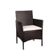 thumbnail image 3 of Set Juego De Terraza 4pcs Mesa Sillas Sillon Rattan Vincenzi, 3 of 14
