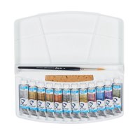 Acuarela En Tubos Van Gogh Set 12 Colores Metálicos