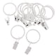 thumbnail image 3 of 12 Piezas De Cortinas De Metal, Anillos Para Cortinas Con Clips, Porcelana Blanca De 32 Mm, 3 of 3