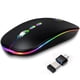 thumbnail image 1 of Ratón inalámbrico HOTLIFE LED recargable Bluetooth 2.4G negro, 1 of 8