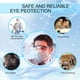 thumbnail image 4 of Gafas de seguridad protectoras, gafas de seguridad y antiparras con protectores laterales transparentes, resistentes a rayones, salpicaduras, impactos y protección UV para hombres y mujeres., 4 of 8