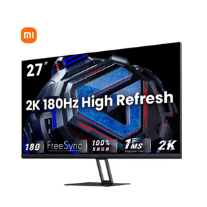 Monitor Gamer Xiaomi G27Qi 27"" Qhd Ips, 180Hz, 1Ms, Amd Freesync Premium