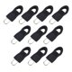 thumbnail image 4 of 10 Uds., Fijador De Cremallera Desmontable, Etiquetas De Cremallera, Reparación, Lengüeta De Extracción, Negro, 2,5x1,5 Cm, 4 of 5
